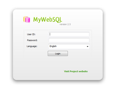 Manage your MySQL databases over the web using a secure and intuitive interface affordable Screen Shot