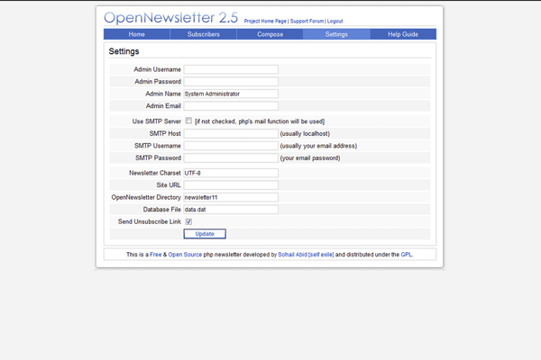 screenshot-OpenNewsletter