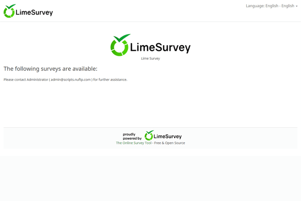 screenshot-LimeSurvey