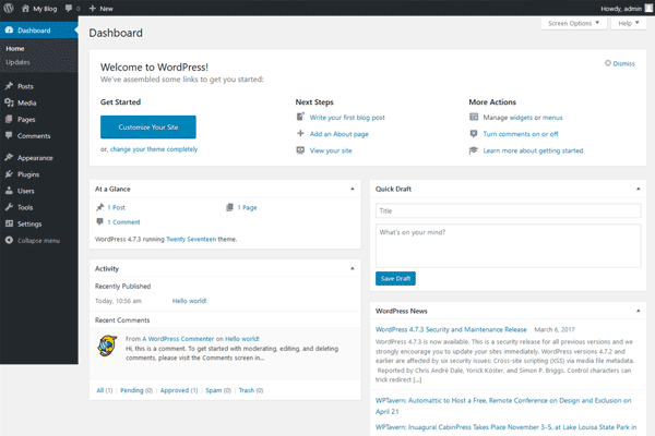 screenshot-WordPress 4.9