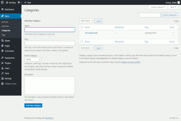 screenshot-WordPress 5.3