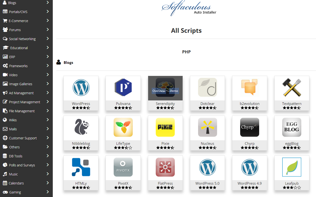 List scripts on your website