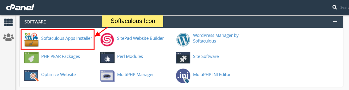 Img-Responsive Softaculous apps installer