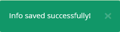 Img-Responsive Info saved successfully
