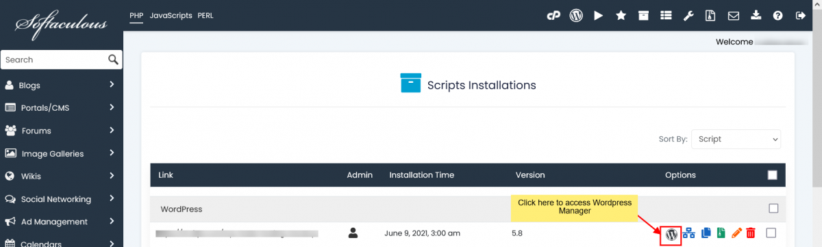 WordPress Manager
