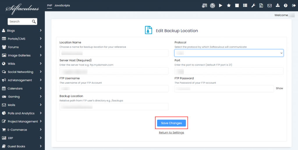 Backup On Remote Server