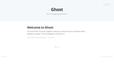 Interserver Ghost Web Hosting Images, Photos, Reviews