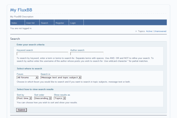 screenshot-FluxBB