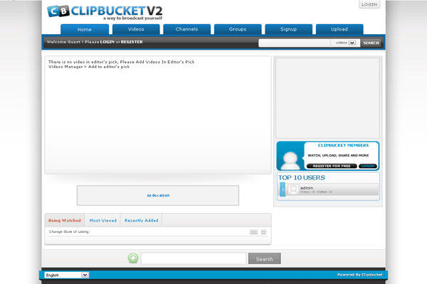 screenshot-ClipBucket