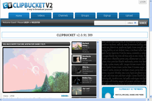 screenshot-ClipBucket