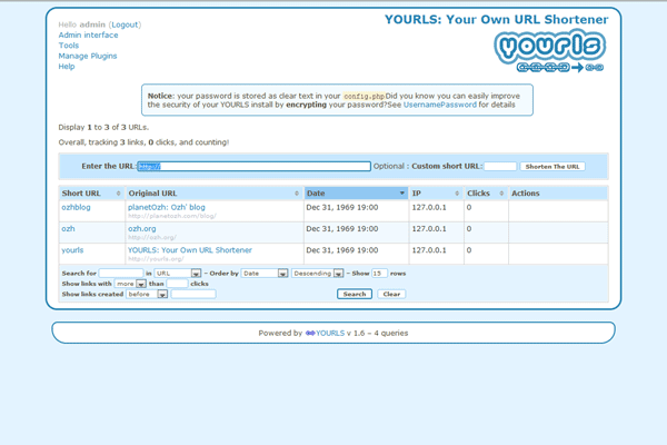 screenshot-YOURLS