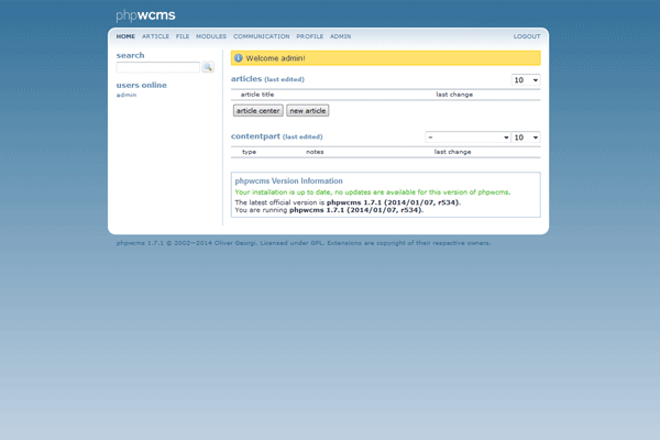screenshot-phpwcms