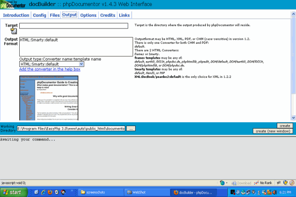 screenshot-phpDocumentor