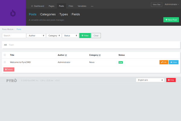 screenshot-PyroCMS
