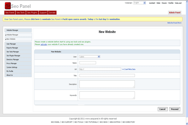 screenshot-Seo Panel