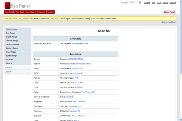 screenshot-Seo Panel