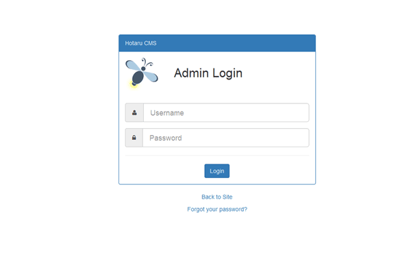 screenshot-Hotaru CMS