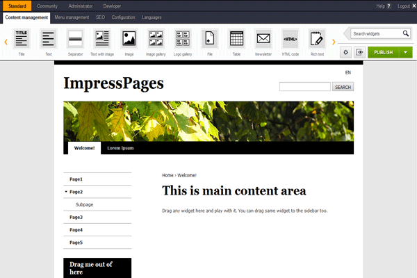 screenshot-ImpressPages