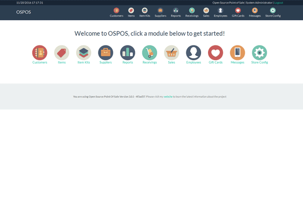 screenshot-Open Source Point of Sale