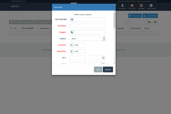 screenshot-Open Source Point of Sale