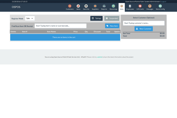 screenshot-Open Source Point of Sale