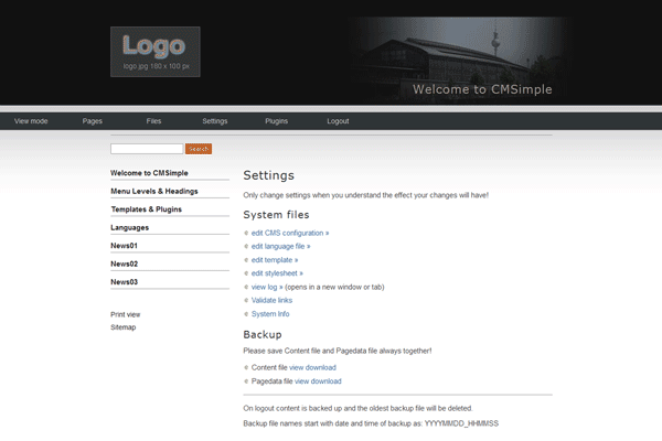screenshot-CMSimple