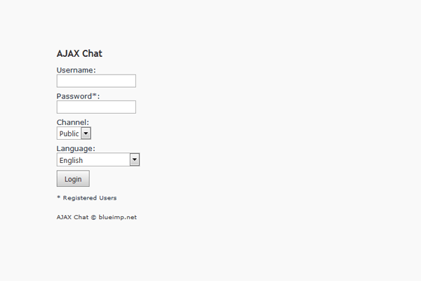 screenshot-AJAX Chat