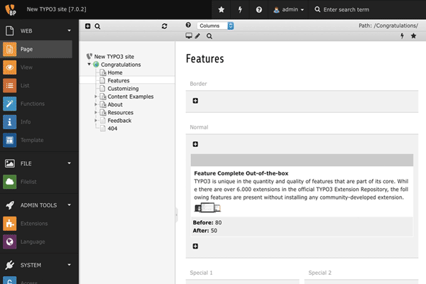 screenshot-TYPO3 12