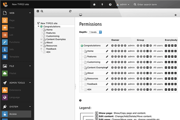 screenshot-TYPO3 12