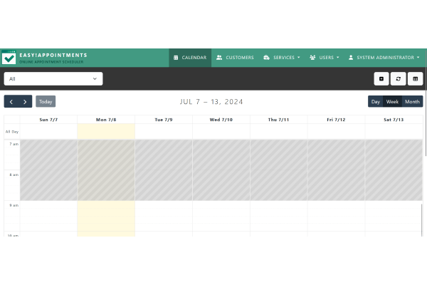 screenshot-EasyAppointments