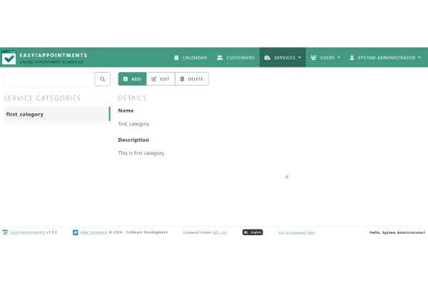 screenshot-EasyAppointments