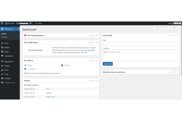 screenshot-WordPress 6.4