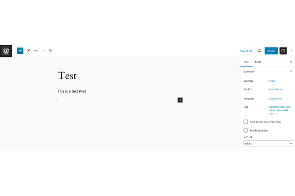 screenshot-WordPress 6.4