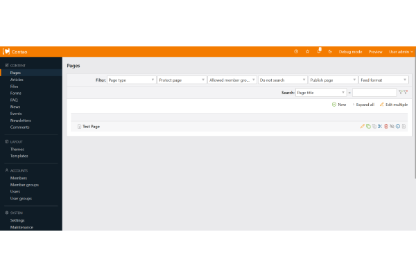 screenshot-Contao