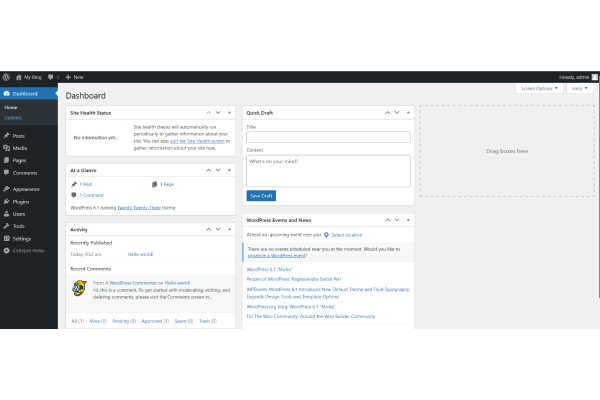 screenshot-WordPress 6.1